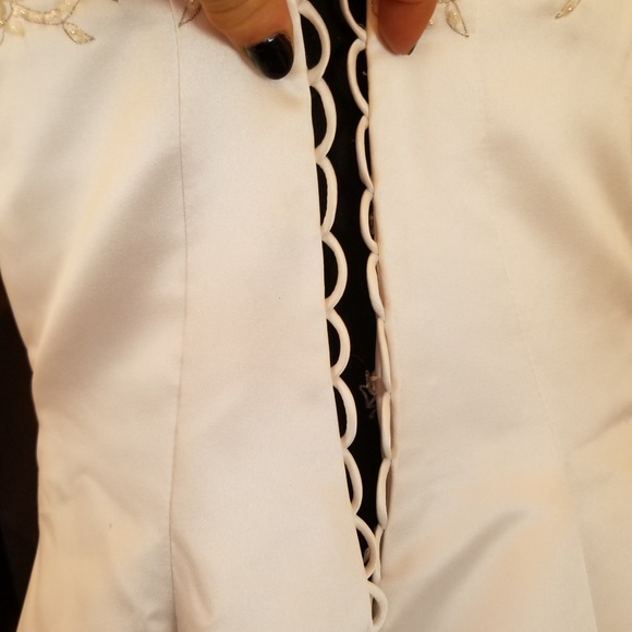 Alfred Angelo Women's Platinum Wedding Dress R1748 - Picture 6 of 8